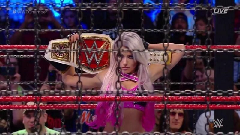Alexa successfully defended her Championship in a history making and setting match
